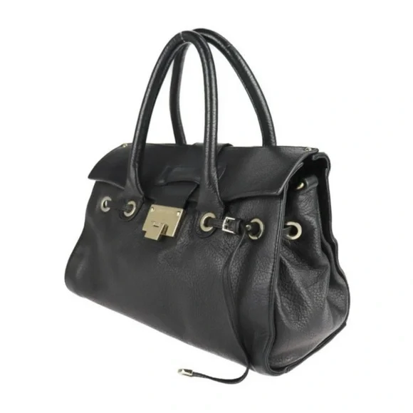 Jimmy Choo Rosalie 2Way Shoulder / Handbag Black Leather - Picture 2 of 7